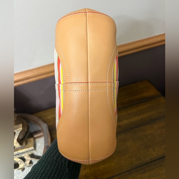✨ NWOT - Rare Vintage Coach Y2K Striped Hobo Bag | With Box & Dust Bag ✨ - Picture 10 of 14